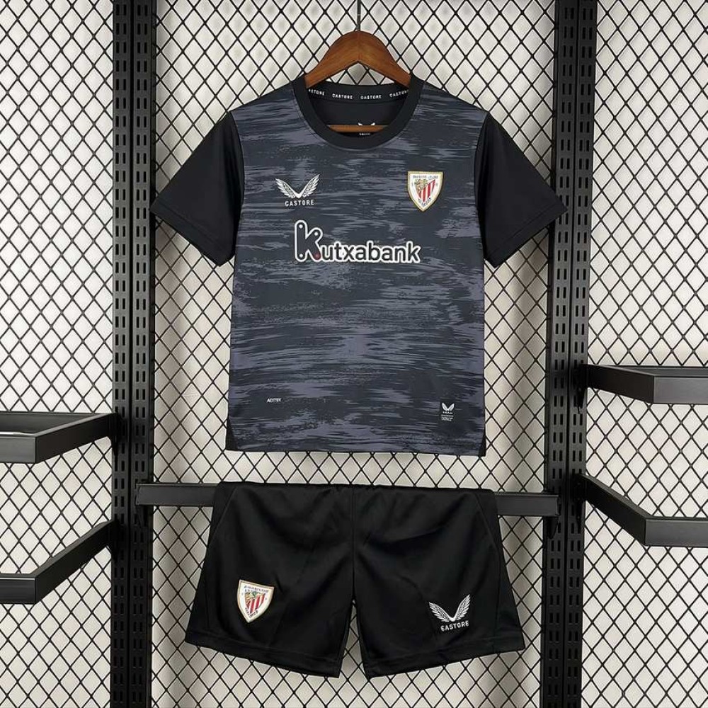 Maglia Athletic Bilbao Bambino Portiere Black 2026/2027