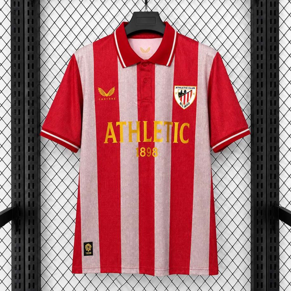 Maglia Athletic Bilbao Lifestyle Red White 2026/2027