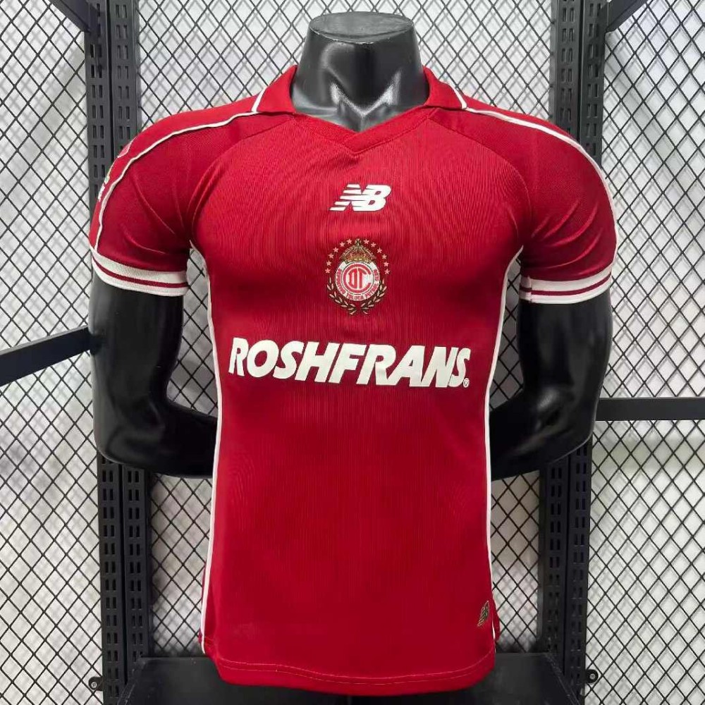 Maglia Authentic Deportivo Toluca Gara Home 2026/2027