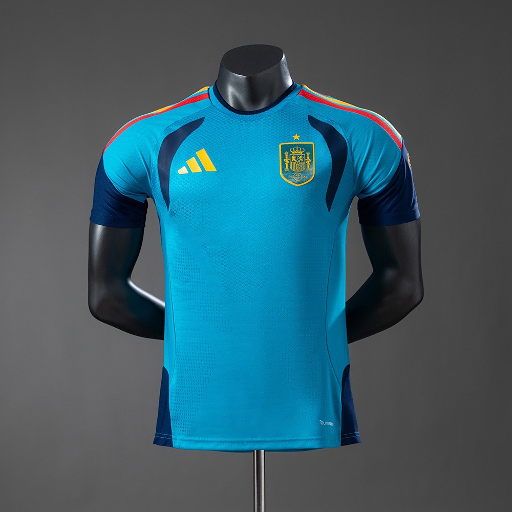 Maglia Authentic Spagna Training Blue 2026/2027