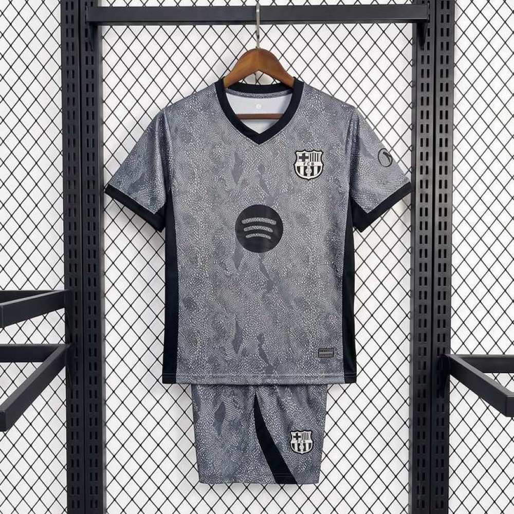 Maglia Barcelona Bambino Portiere Gray 2026/2027