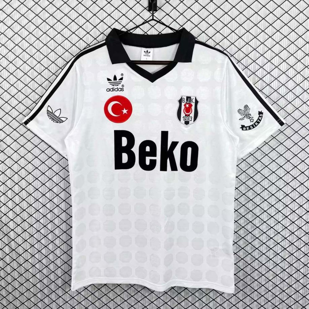 Maglia Besiktas Jimnastik Kulubu Retro Gara Home 1990/1991