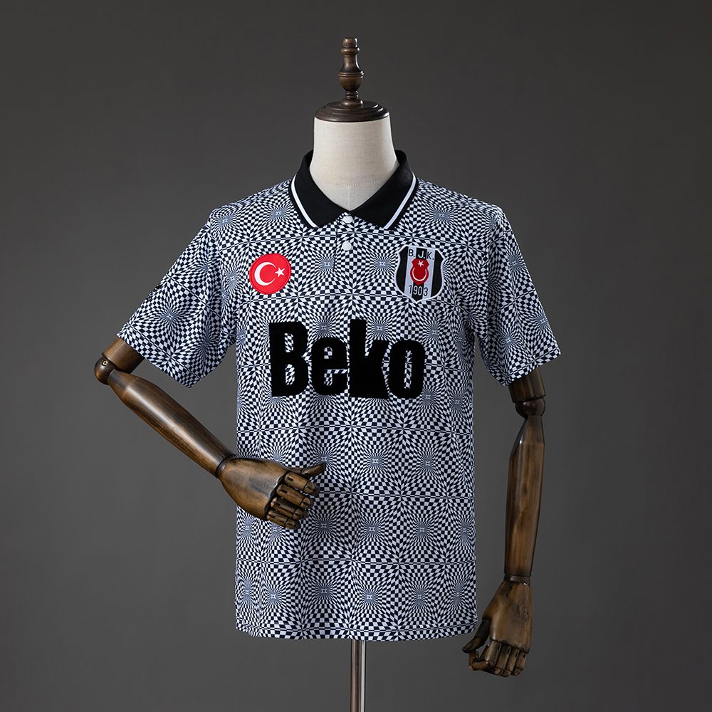 Maglia Besiktas Jimnastik Kulubu Retro Gara Home 1991/1992