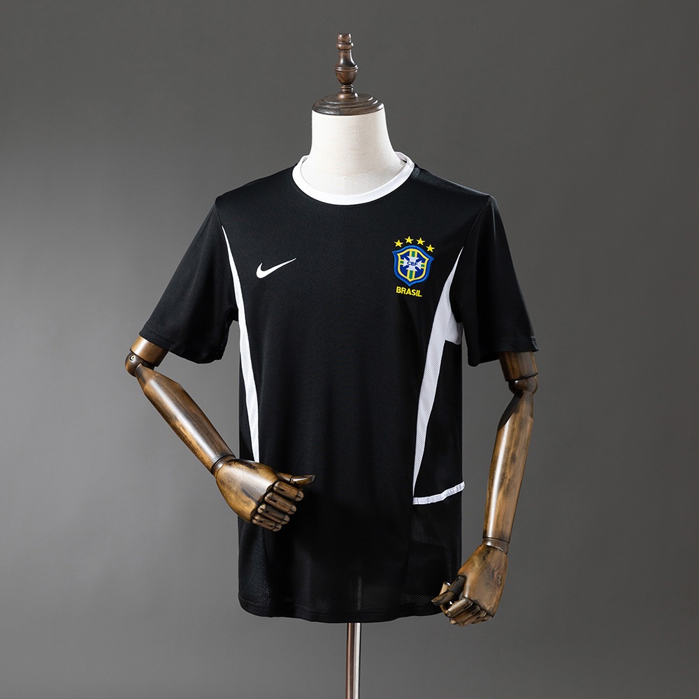 Maglia Brasile Retro Portiere Black 2002