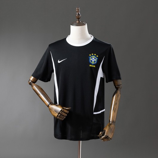 Maglia Brasile Retro Portiere Black 2002
