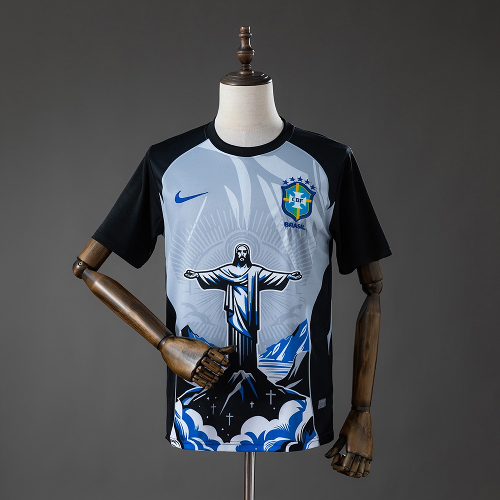 Maglia Brasile Special Edition Christ The Redeemer Blue 2026/2027