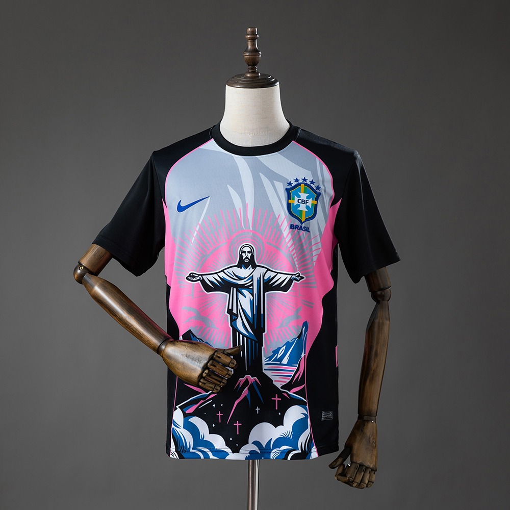 Maglia Brasile Special Edition Christ The Redeemer Pink 2026/2027