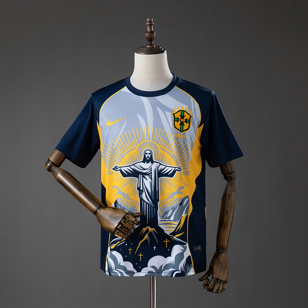 Maglia Brasile Special Edition Christ The Redeemer Yellow 2026/2027