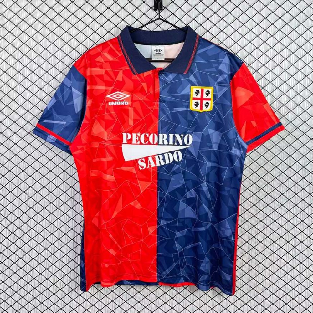 Maglia Cagliari Calcio Retro Gara Home 1992/1993