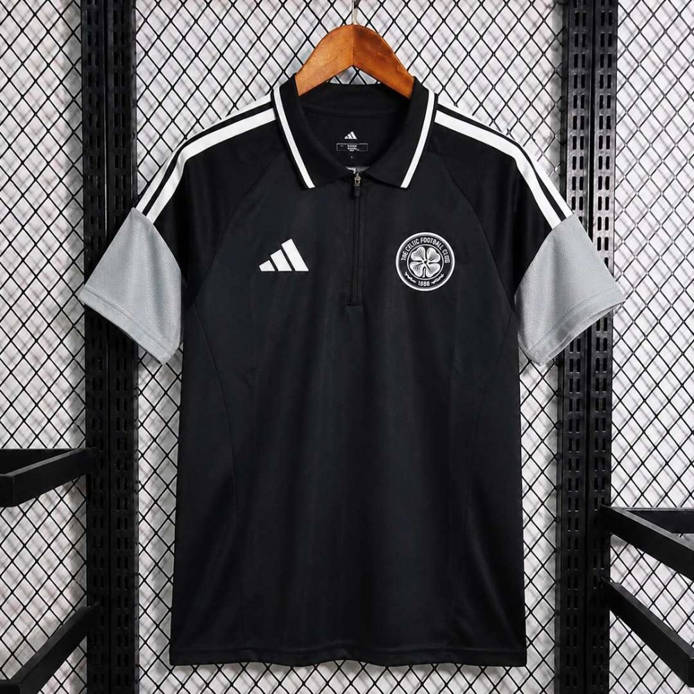 Maglia Celtic Travel Polo Black 2026/2027