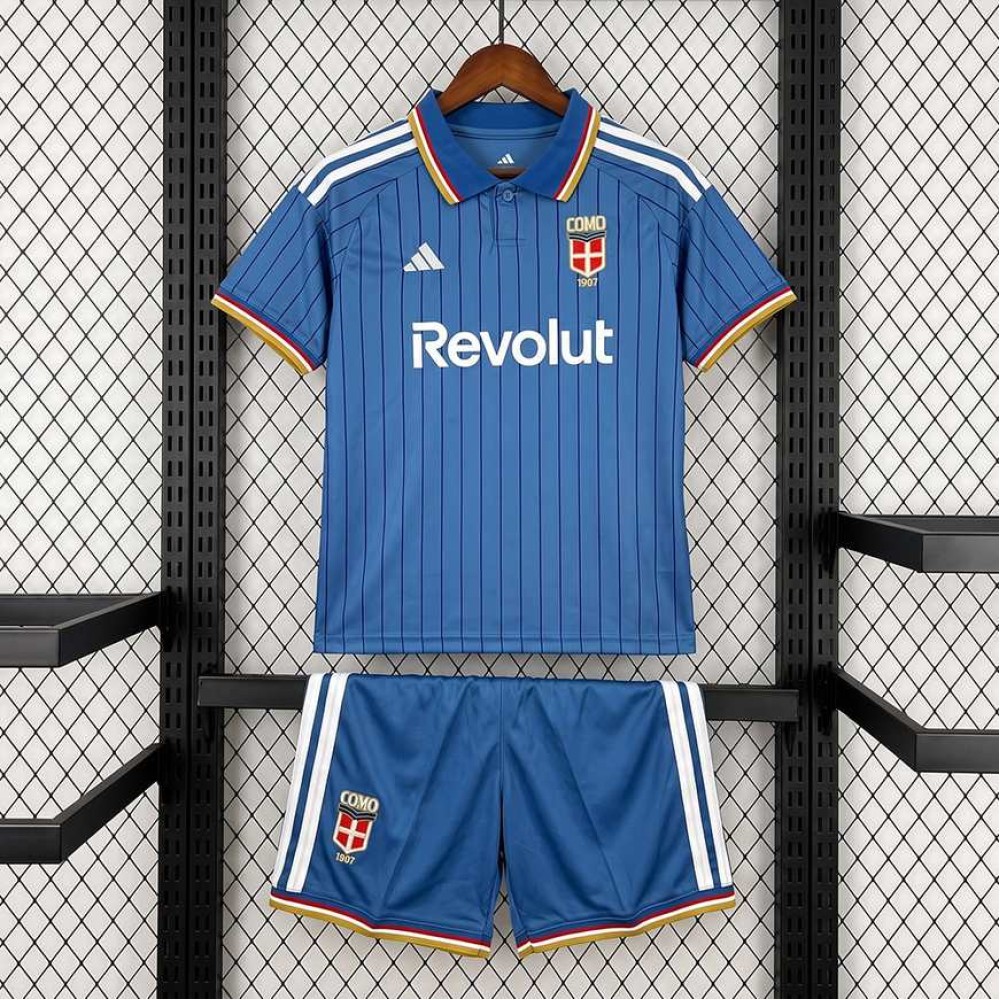 Maglia Como 1907 Bambino Gara Home 2026/2027