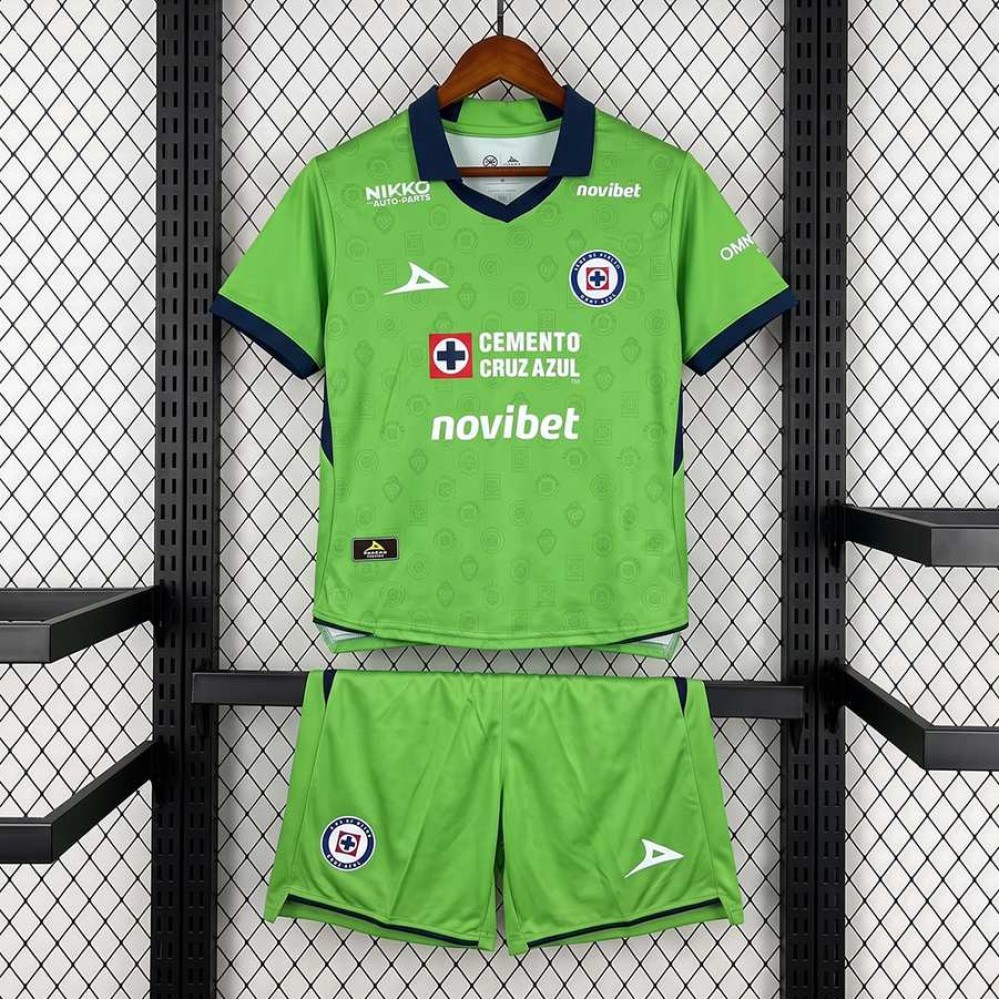 Maglia Cruz Azul Bambino Portiere Green 2026/2027