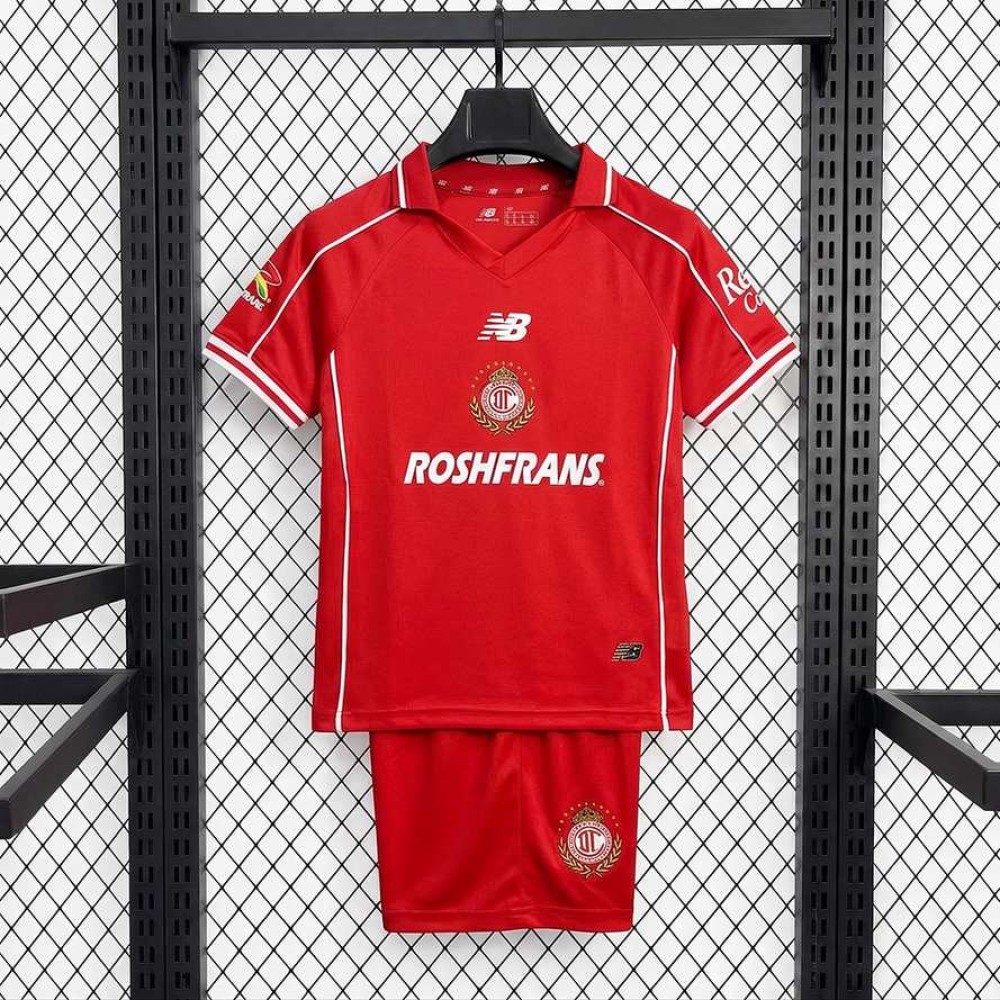 Maglia Deportivo Toluca Bambino Gara Home 2026/2027