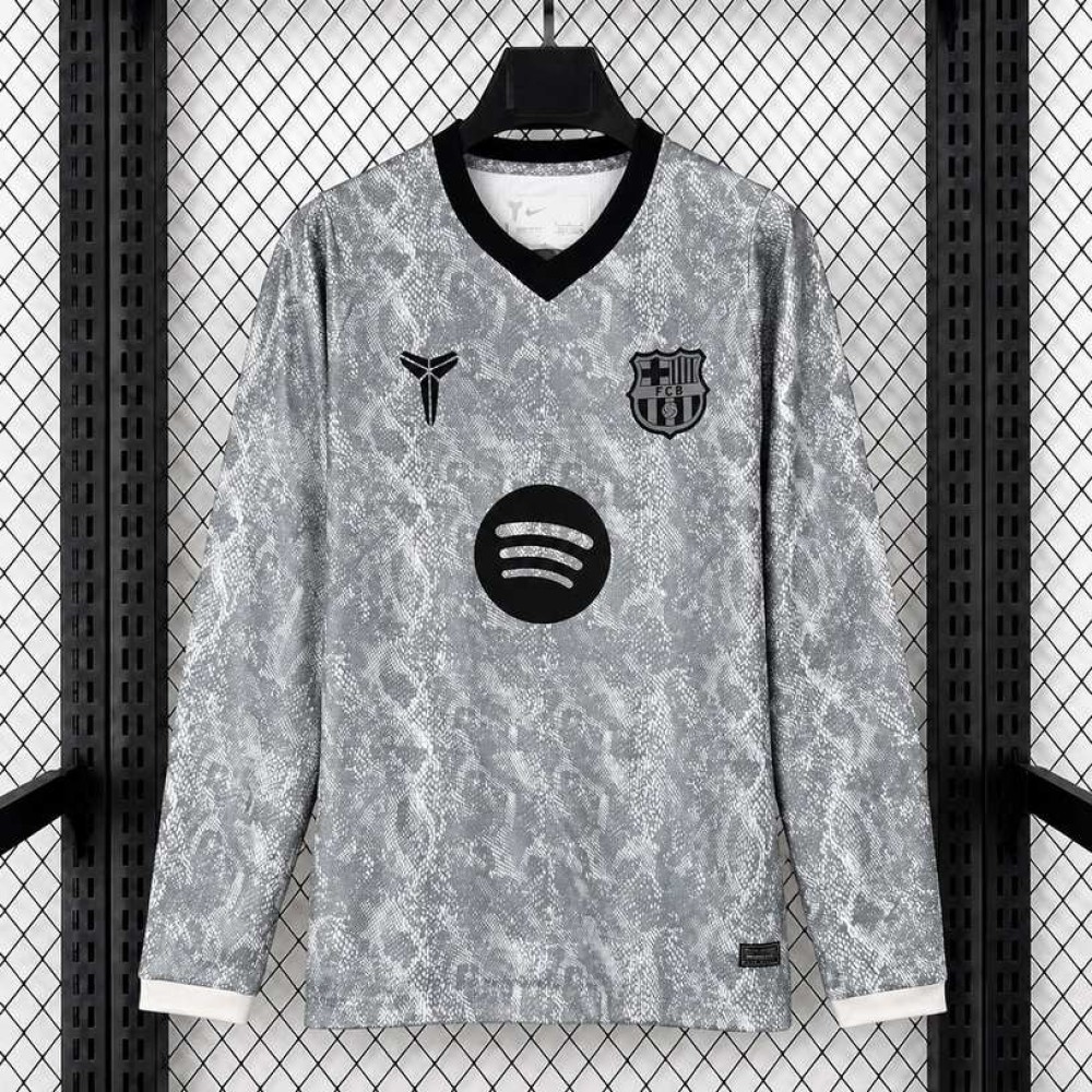 Maglia ML Barcelona Portiere Gray 2026/2027