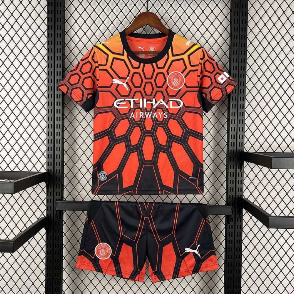 Maglia Manchester City Bambino Portiere Orange 2026/2027