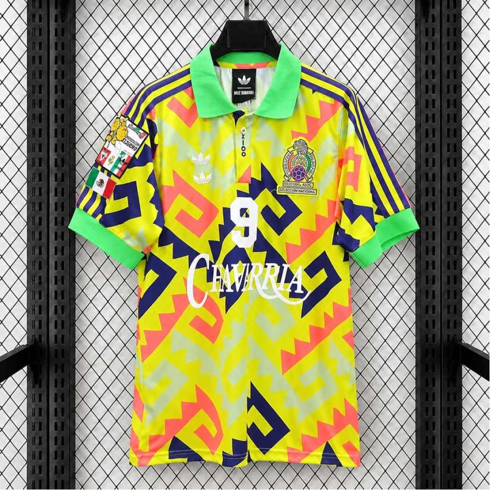 Maglia Messico x Willy Chavarria AOP Yellow 2026/2027