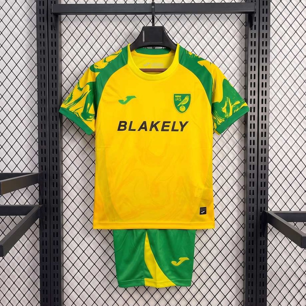 Maglia Norwich City Bambino Gara Home 2026/2027
