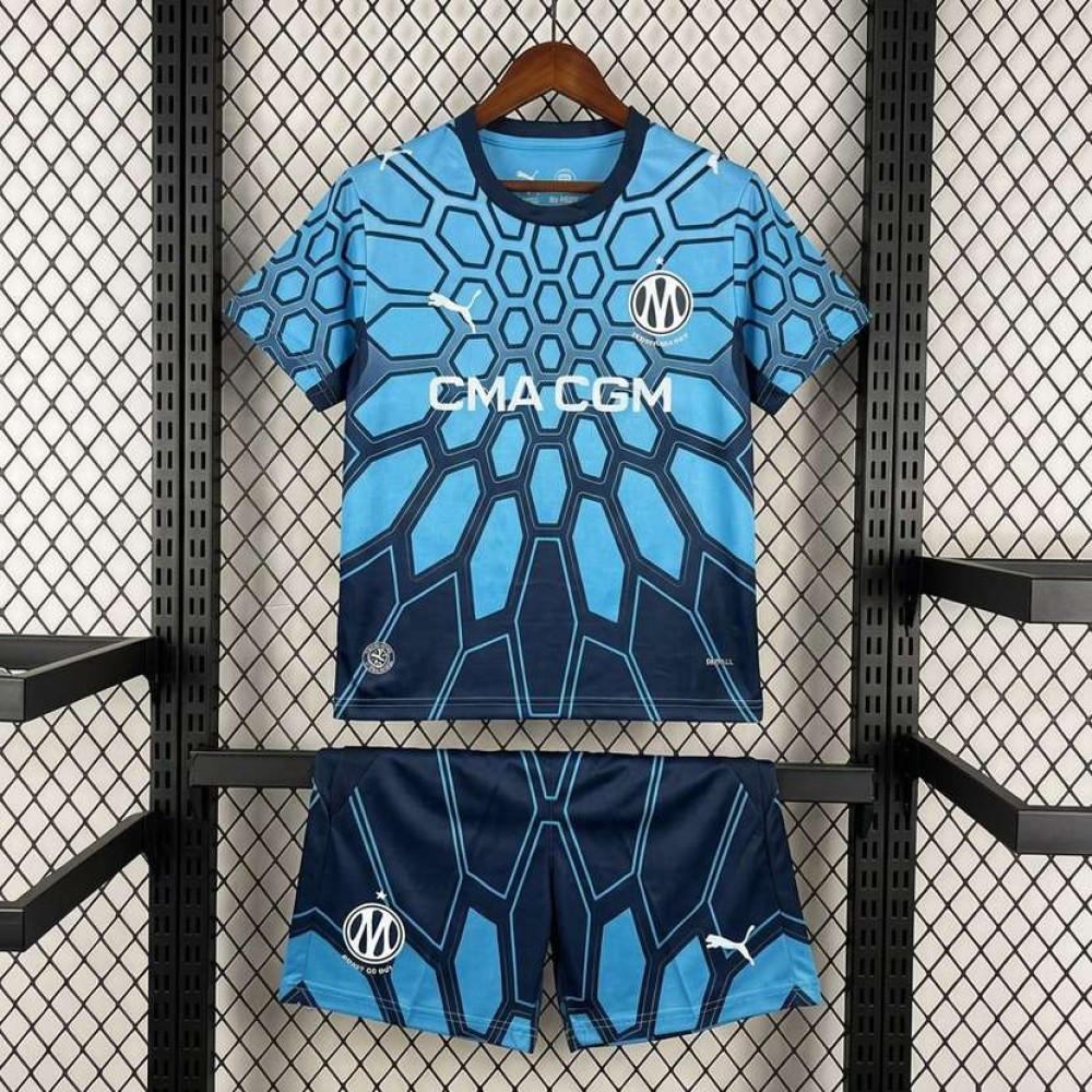 Maglia Olympique Marseille Bambino Portiere Sky Blue 2026/2027