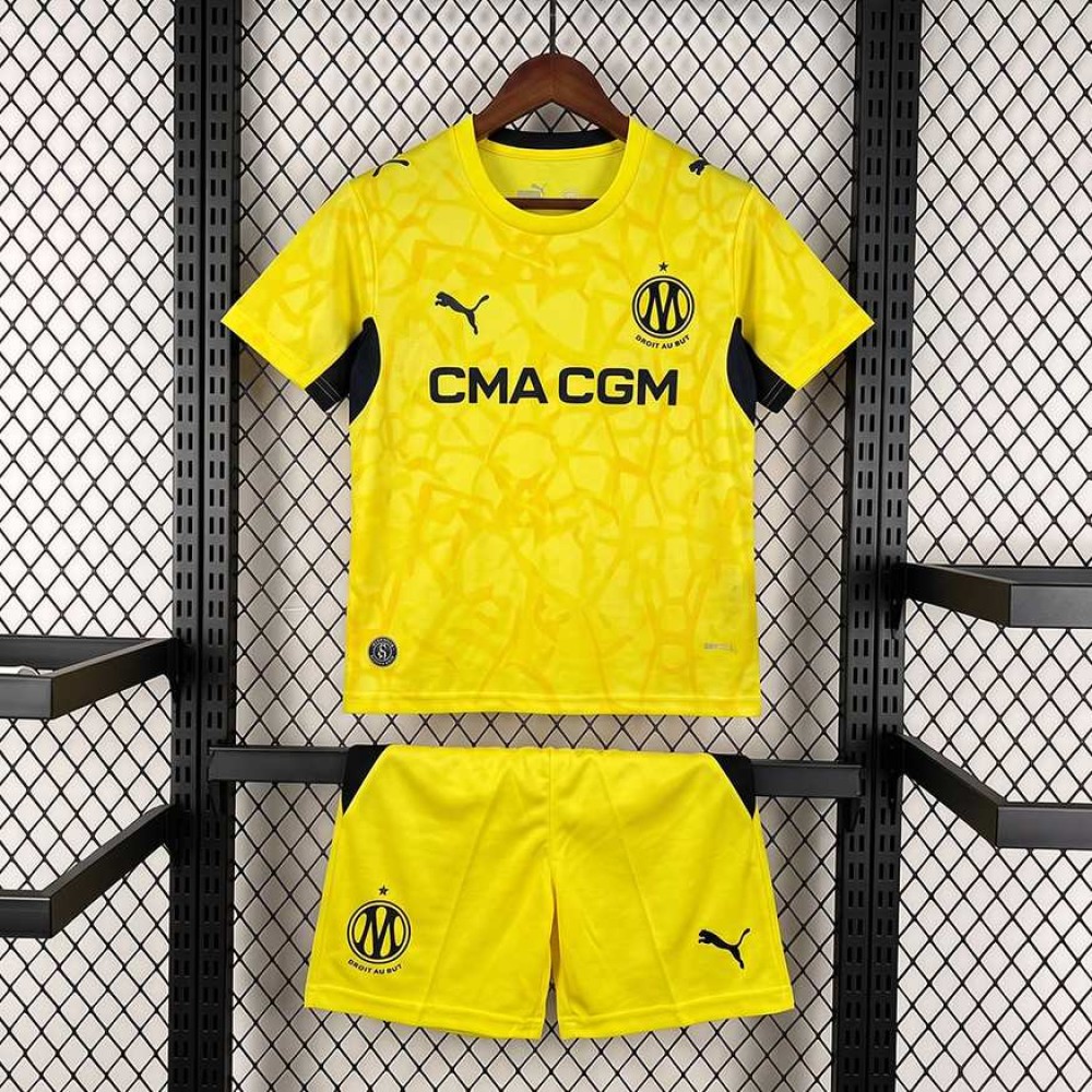 Maglia Olympique Marseille Bambino Portiere Yellow 2026/2027