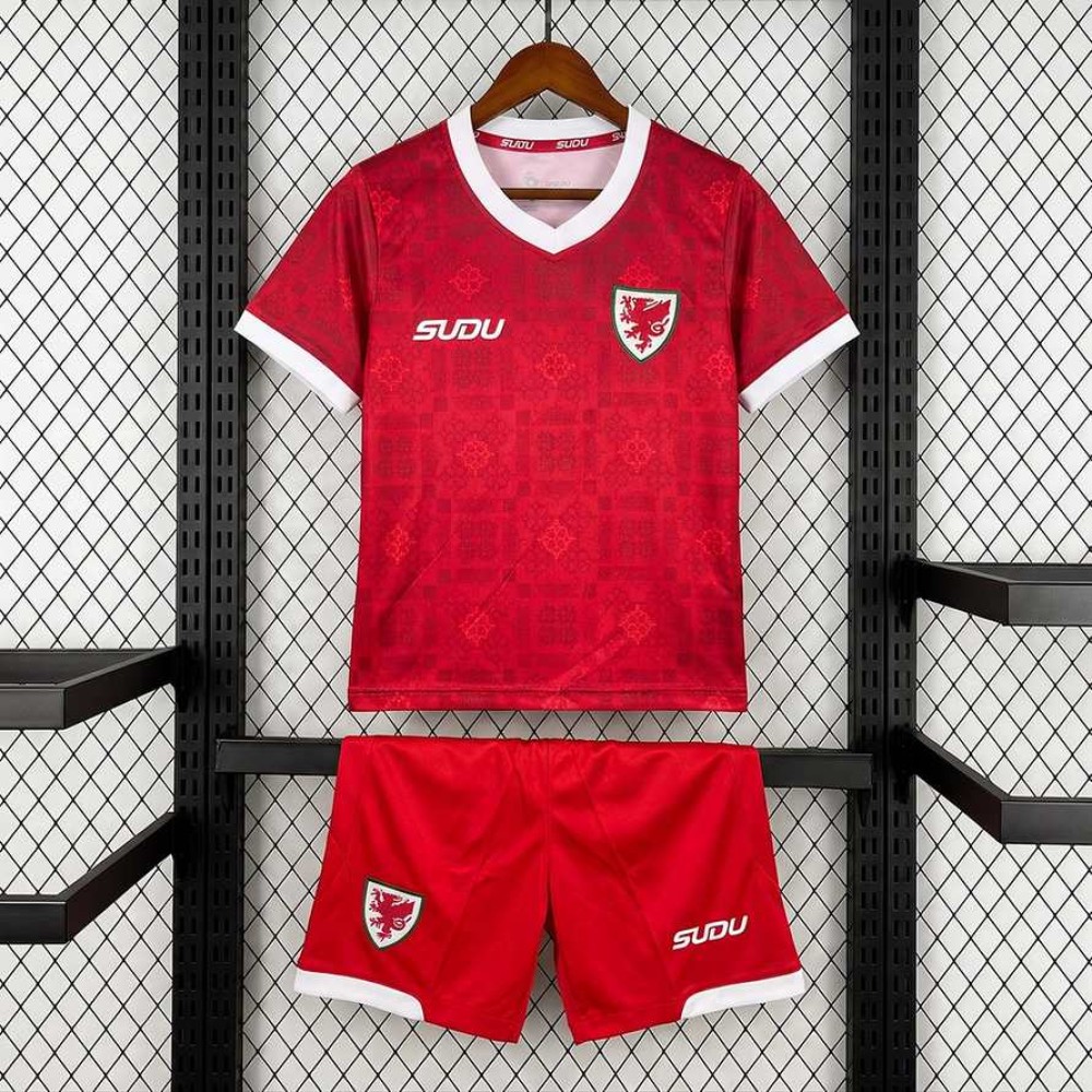 Maglia Pays De Galles Bambino Gara Home 2027