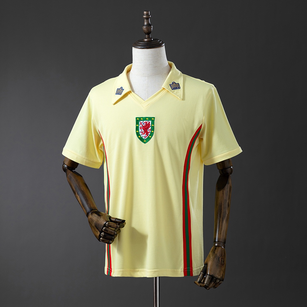 Maglia Pays De Galles Retro Gara Away 1976/1977