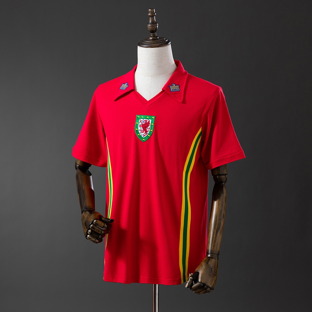 Maglia Pays De Galles Retro Gara Home 1976