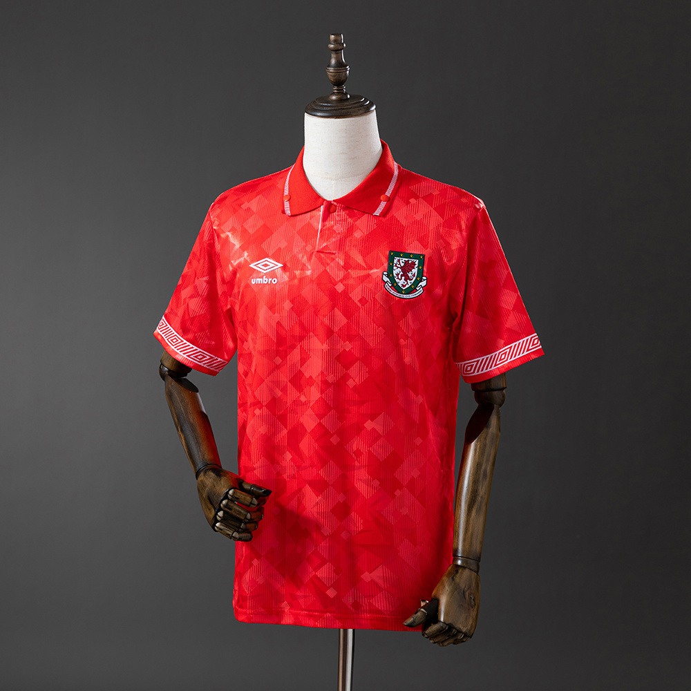 Maglia Pays De Galles Retro Gara Home 1990