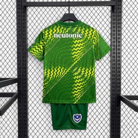 Maglia Portsmouth FC Bambino Portiere Green 2026/2027