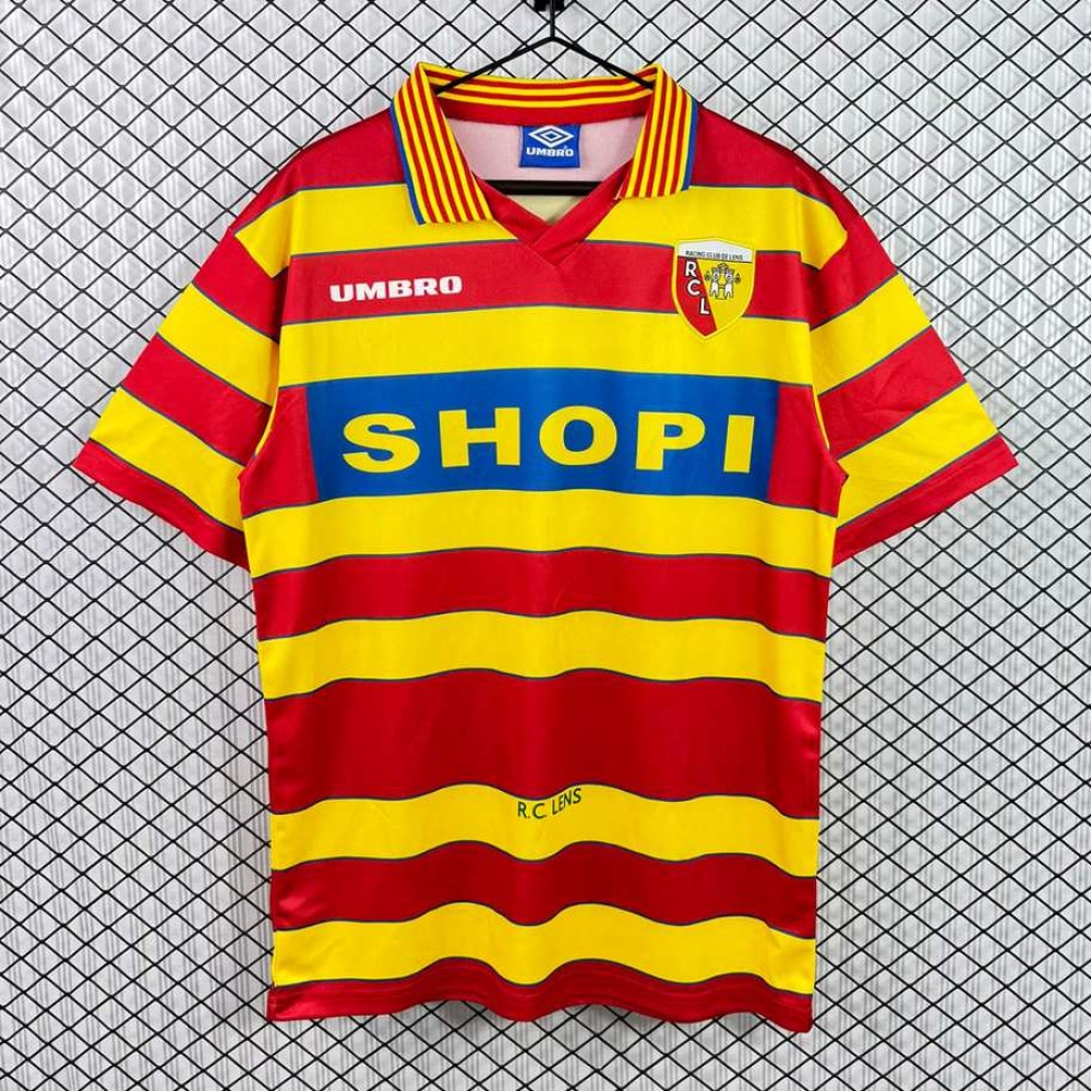 Maglia Racing Club Lens Retro Gara Home 1996/1997