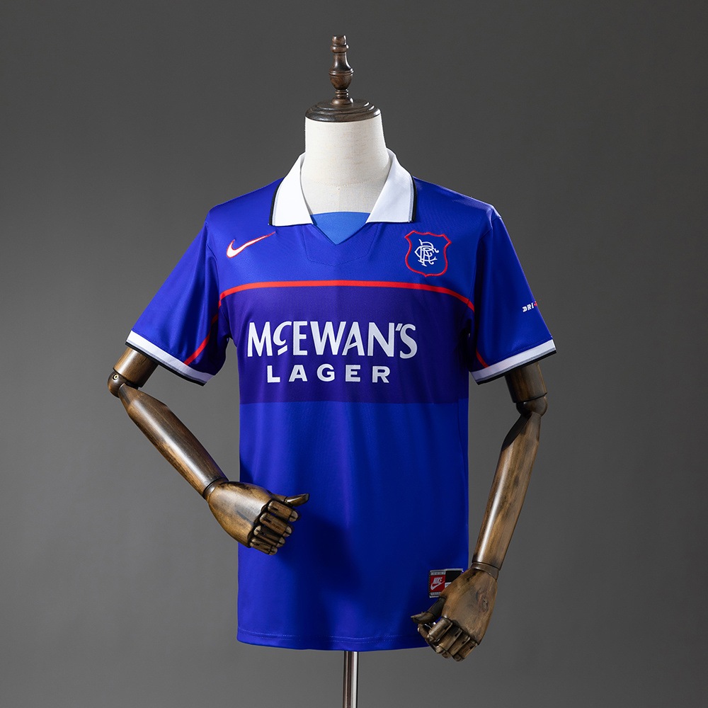 Maglia Rangers FC Retro Gara Home 1997/1999