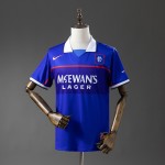 Maglia Rangers FC Retro Gara Home 1997/1999