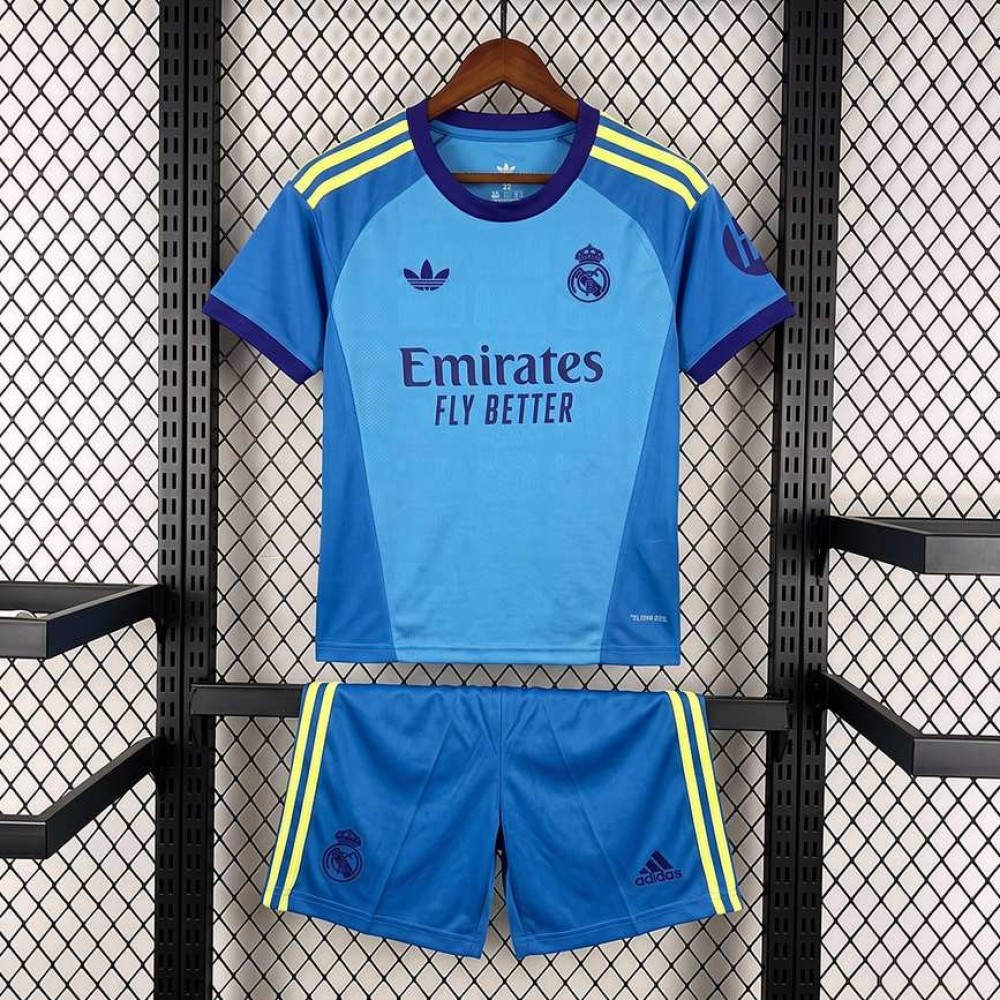 Maglia Real Madrid Bambino Portiere Blue 2026/2027