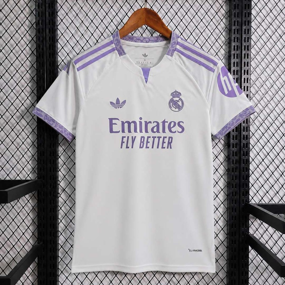 Maglia Real Madrid Trefoil White Purple 2026/2027