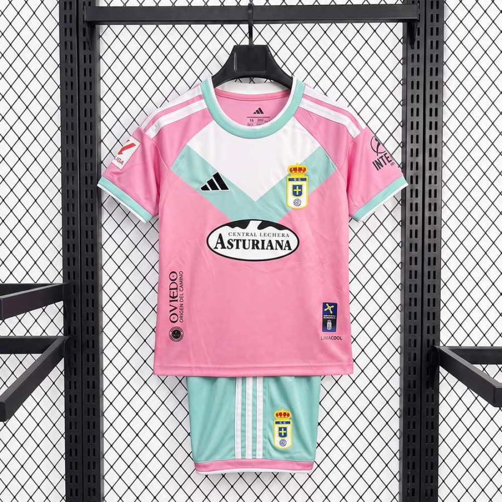 Maglia Real Oviedo Bambino Gara Away 2026/2027