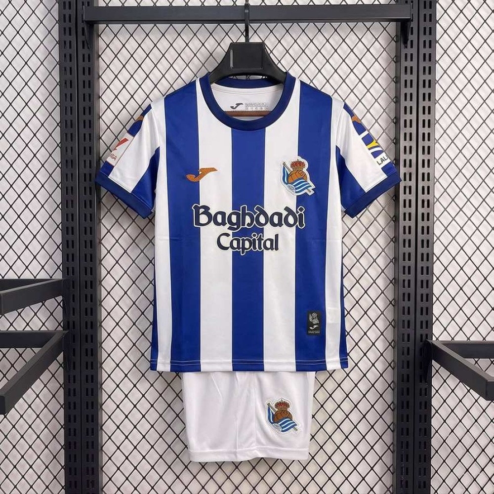 Maglia Real Sociedad Bambino Gara Home 2026/2027