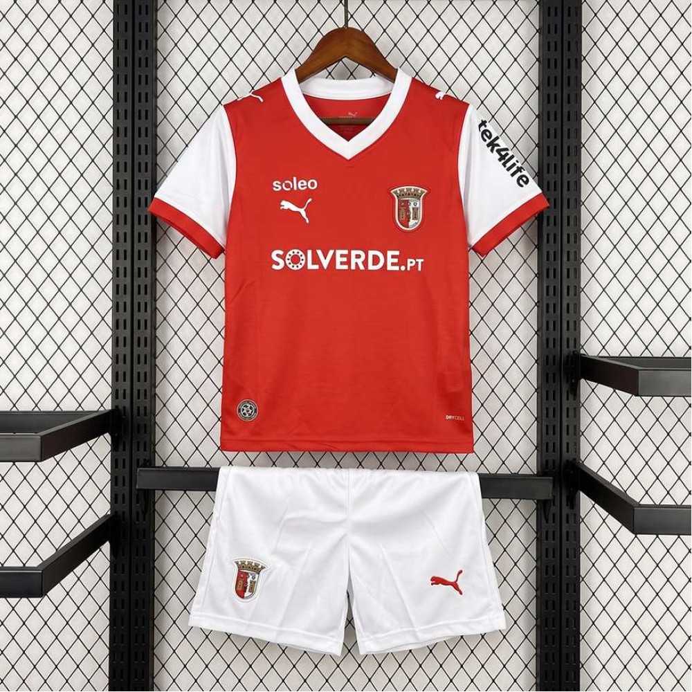 Maglia S.C. Braga Bambino Gara Home 2026/2027