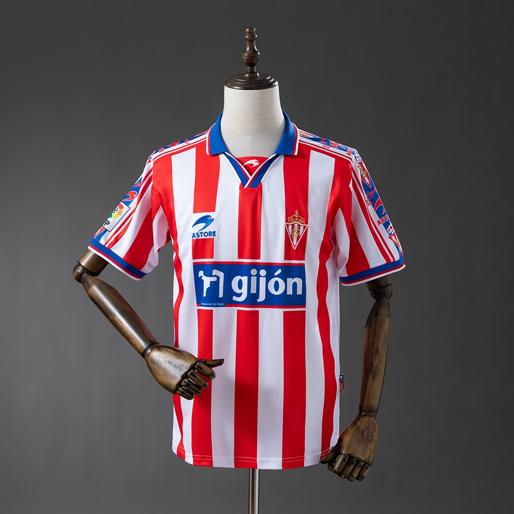 Maglia Sporting Gijon Retro Gara Home 1999/2000