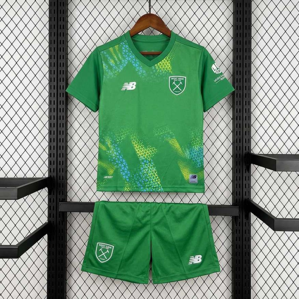 Maglia West Ham United Bambino Portiere Green 2026/2027