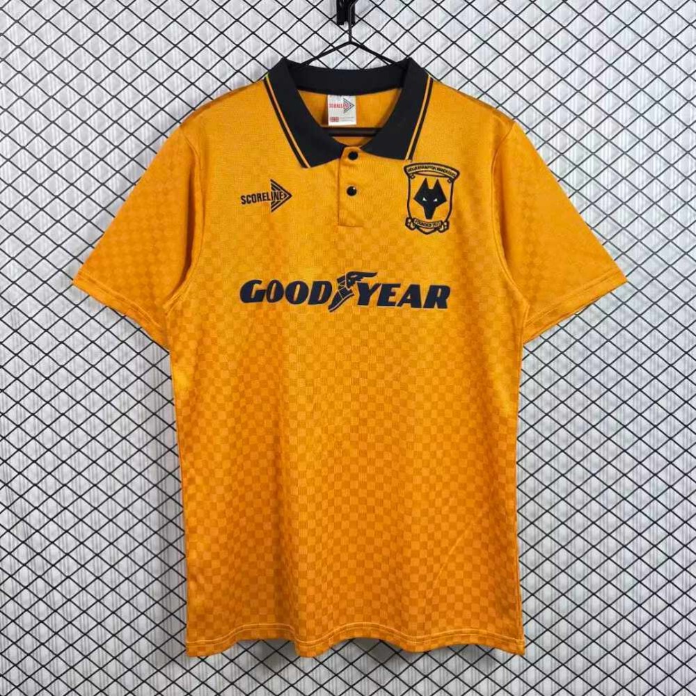Maglia Wolverhampton Wanderers Retro Gara Home 1990/1991