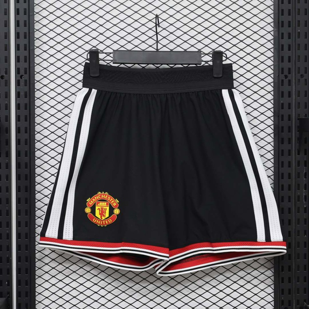 Pantaloncini Authentic Manchester United Black 2026/2027