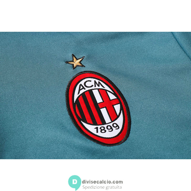 AC Milan Formazione Felpa Green + Pantaloni 2020/2021