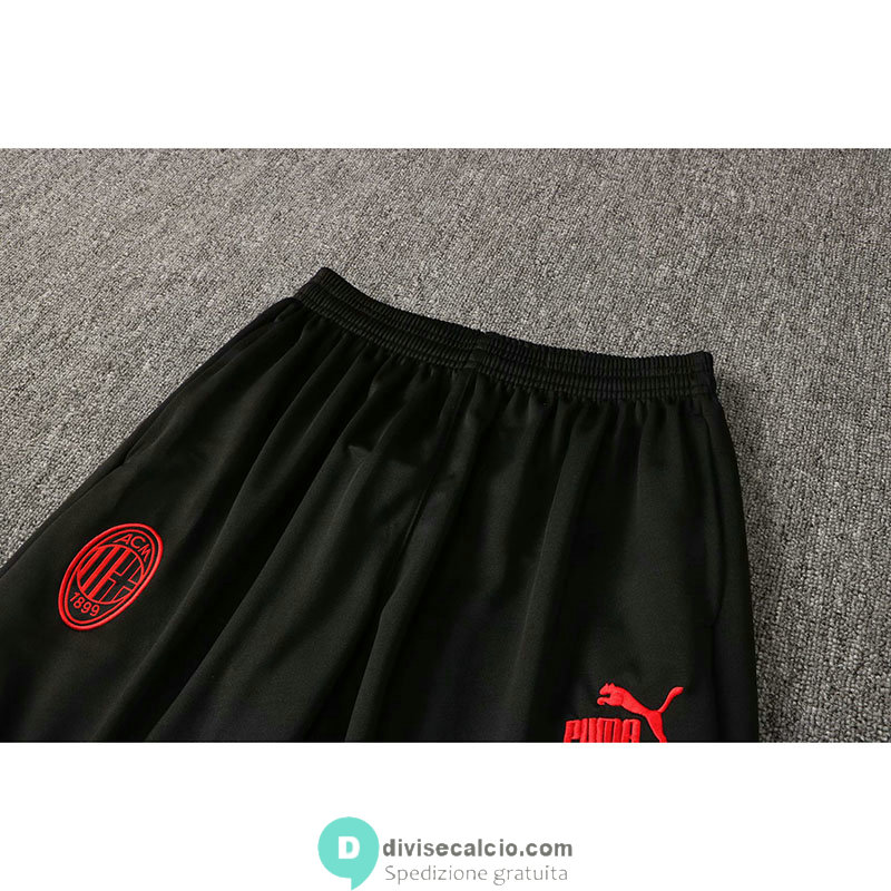 AC Milan Giacca Black Red + Pantaloni Black Red 2021/2022