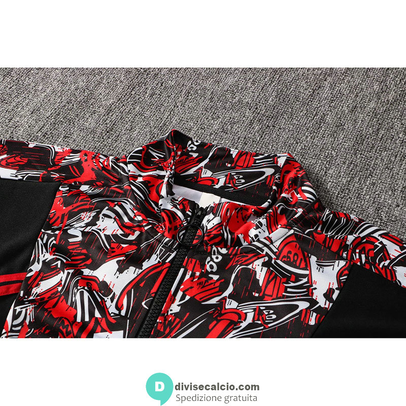 AC Milan Giacca Red Blcak III + Pantaloni Black 2021/2022