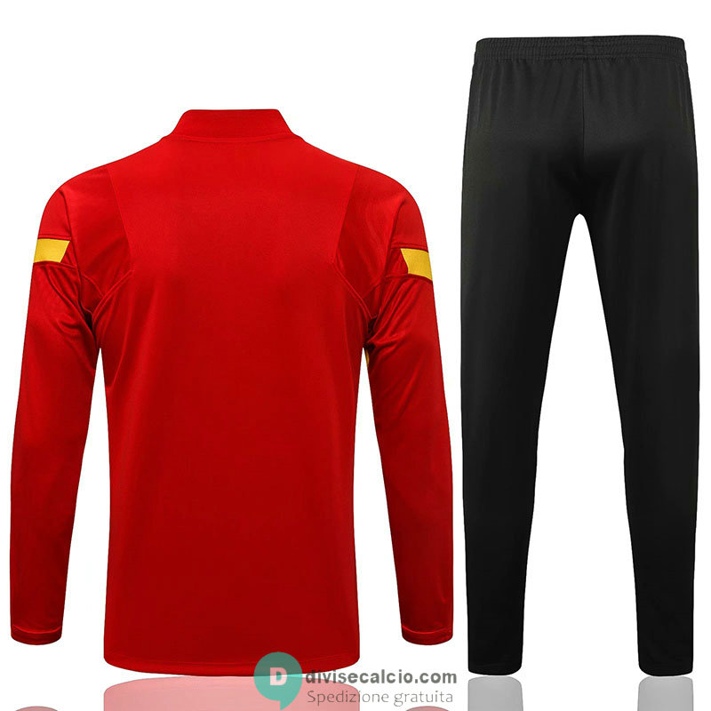 AS Roma Formazione Felpa Red + Pantaloni Black 2021/2022