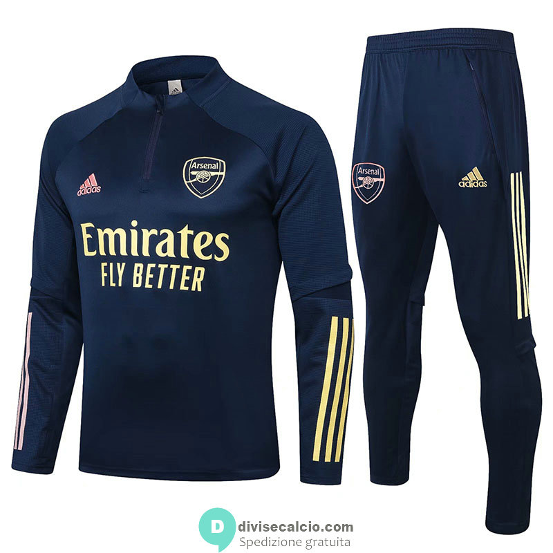 Arsenal Formazione Felpa Navy + Pantaloni 2020/2021