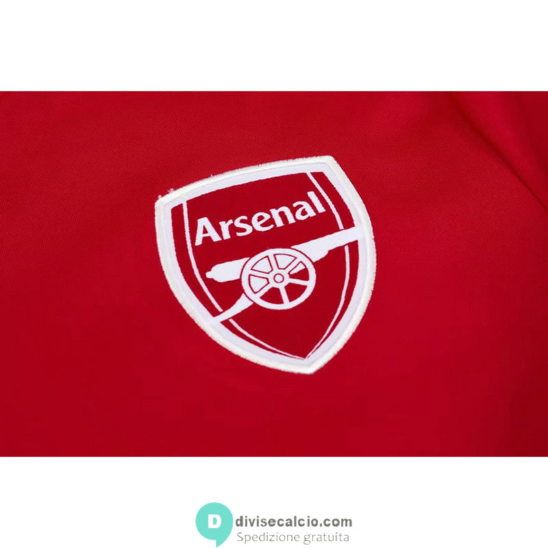 Arsenal Formazione Felpa Red + Pantaloni Black 2021/2022