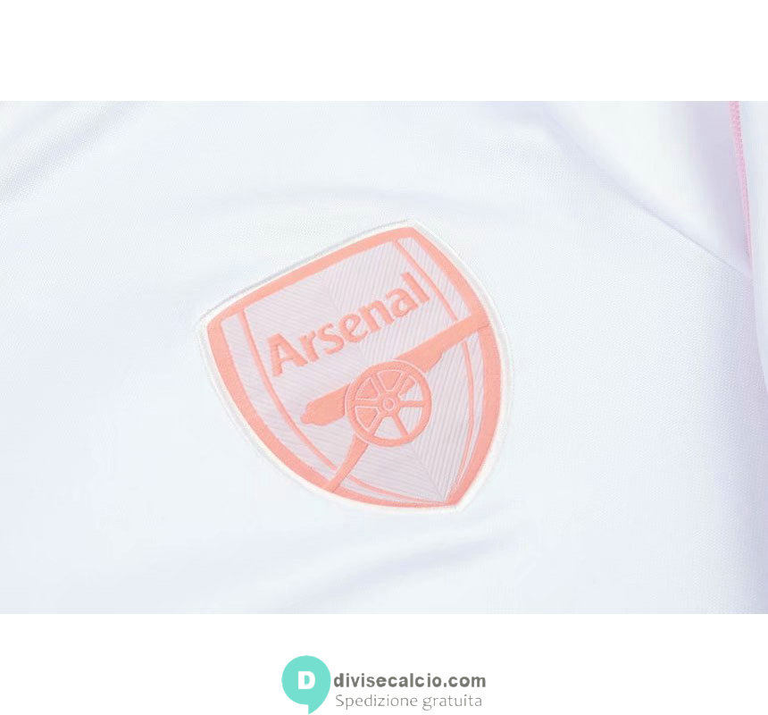Arsenal Formazione Felpa White + Pantaloni Green 2021/2022