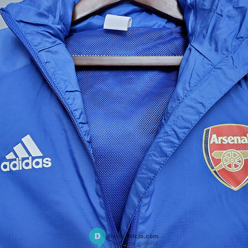 Arsenal Giacca A Vento Blue 2020/2021