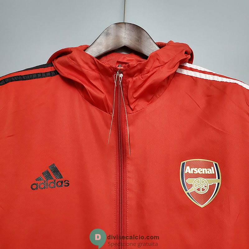 Arsenal Giacca A Vento Red Black 2020/2021