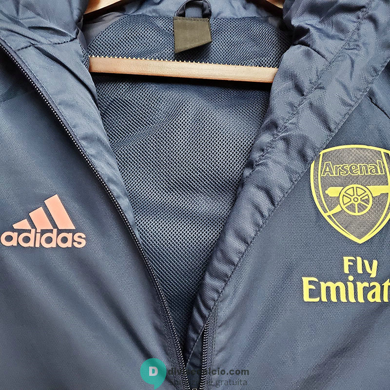 Arsenal Giacca A Vento Royal Blue 2020/2021